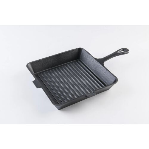 Grillpfanne aus reinem Gusseisen, 25 x 4,7 cm 125311043