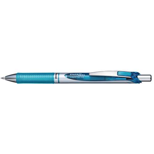 Guľôčkové gélové pero 0,7 mm, pentel energel bl77-sx, farba písania svetlomodrá