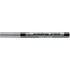 Marker de vopsea Edding 792, argintiu, 0,8mm - Markere