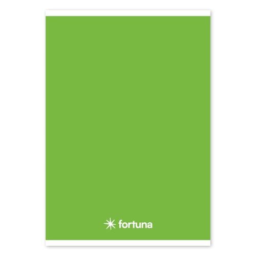 Füzet vonalas FORTUNA Monocolor A/5 32 lapos zöld 125312961