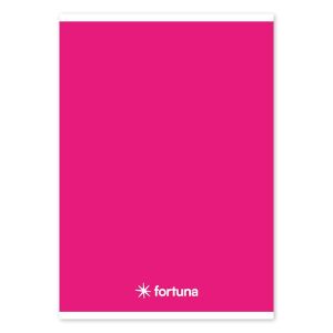 Füzet vonalas FORTUNA Monocolor A/5 32 lapos magenta 125312958 - Fortuna