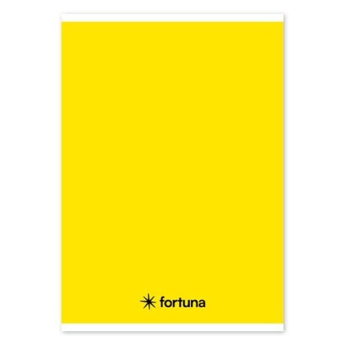 Füzet vonalas FORTUNA Monocolor A/5 32 lapos sárga 125312970