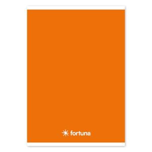 Füzet vonalas FORTUNA Monocolor A/5 32 lapos narancssárga 125312972 - Fortuna