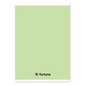 Füzet vonalas FORTUNA Monocolor A/5 32 lapos pasztell zöld 125312977 - Fortuna