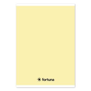 Füzet vonalas FORTUNA Monocolor A/5 32 lapos pasztell sárga 125312979 - Fortuna