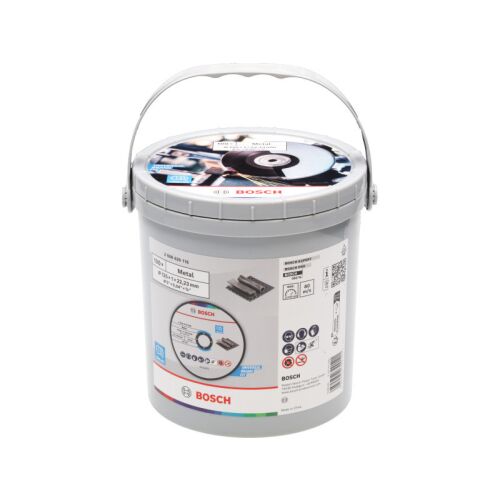 BOSCH Vágókorong fémre 125 x 1,0 x 22,2 mm Standard for Metal vödrös kiszerelés (100 db)