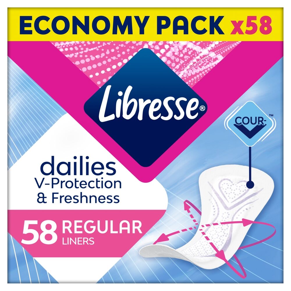 Libresse Dailies Fresh Regular tisztasági betét 58db