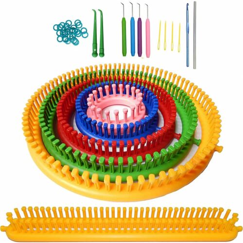 Sada pletacích doplnkov Alimelt, plast/kov, viacfarebná, 20 kusov 125326072