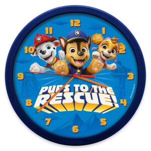 Nástenné hodiny Paw Patrol - Dizajn Pups to the Rescue - Paw Patrol