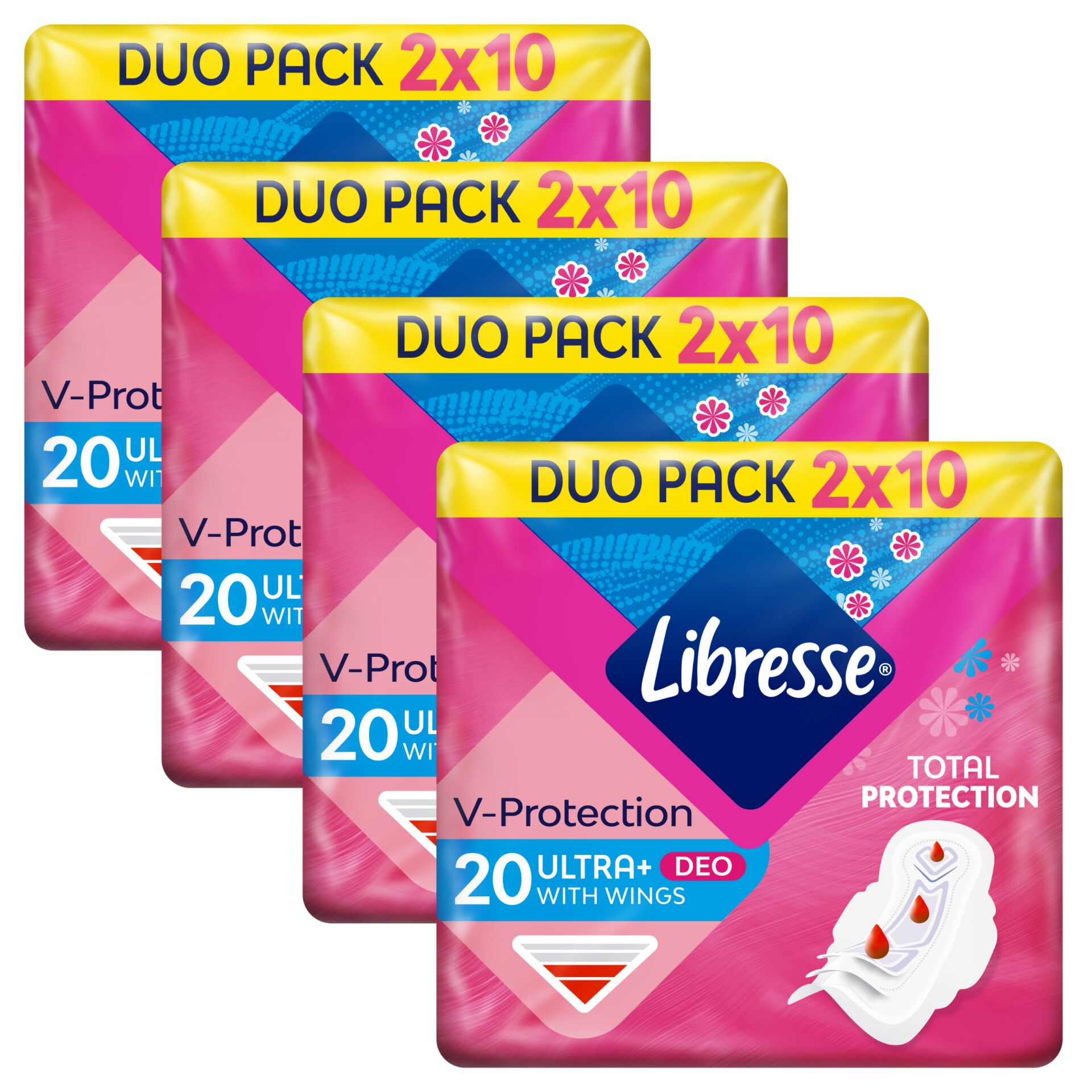 E-shop Libresse Ultra Deo Fresh normálna hygienická vložka s krídlami 4x20ks