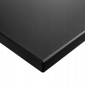 Fekete 120x80cm-es asztallap elektromos asztallábakhoz | LVNSystem