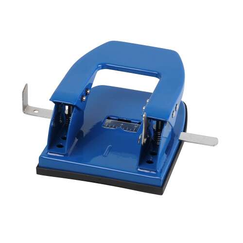 Bluering 30 lapos lyukasztó, nehéz üzemű, fém szerkezet, állítható vezetősín, hulladéktárolóval