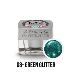3D Plasticine Gel - 08 - Green Glitter - 3,5g 125346228 - Künstliches Nagelgel