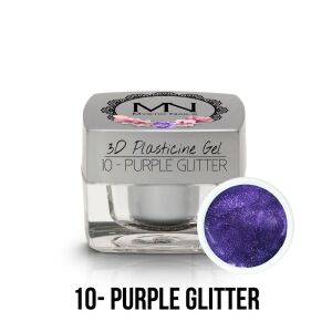 3D Plasticine Gel - 10 - Purple Glitter - 3,5g 125346229 - Künstliches Nagelgel