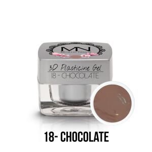 3D Plasticine Gel - 18 - Chocolate - 3,5g 125346238 - Nageldesign