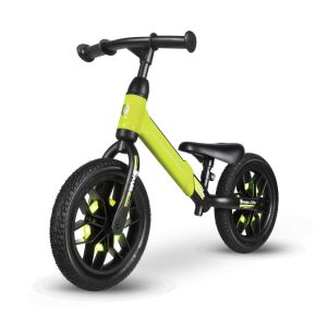 QPlay Spark Green balance bike for kids ages 3-6, up to 30 kg - QPlay