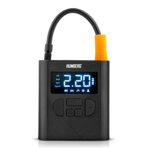 Compresor de aer electric fără fir Humberg HM-252, negru, afișaj digital - Pompe electrice