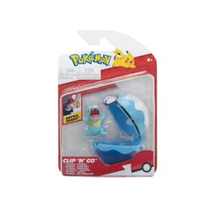 Pokémon Clip N Go - Totodile Dive z piłką
