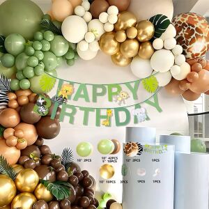 Léggömb ív készlet, 72 db, többszínű