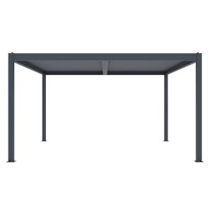 Bioklimatikus pergola G21 Austin 4x4 m, antracit színű alumínium 125357064 - Pergola