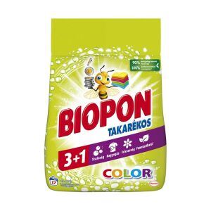Mosópor 1,02 kg (17 mosás) színes ruhákhoz Biopon Takarékos Color 125359697 - Biopon