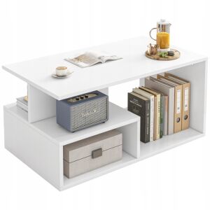 BANK WEISS COUCHTISCH MODERN MIT REGAL LIVING LOFT GROSS 90 CM 125360472 - Couchtische