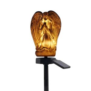 Napelemes angyal kerti lámpa, 49 cm magas, imádkozó angyal mintával - Nonbrand Napelemes lámpa