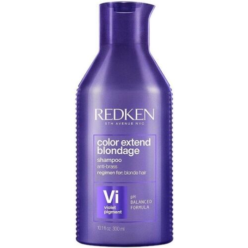Kolor Redken rozciągnij szampon blondige z fioletowym pigmentem przeciwko niechcianym blond odbiciom włosów, 300 ml 125363813