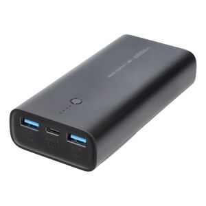 VEGER ACE100 power bank, 10000mAh, fekete, ferde nézet - Veger