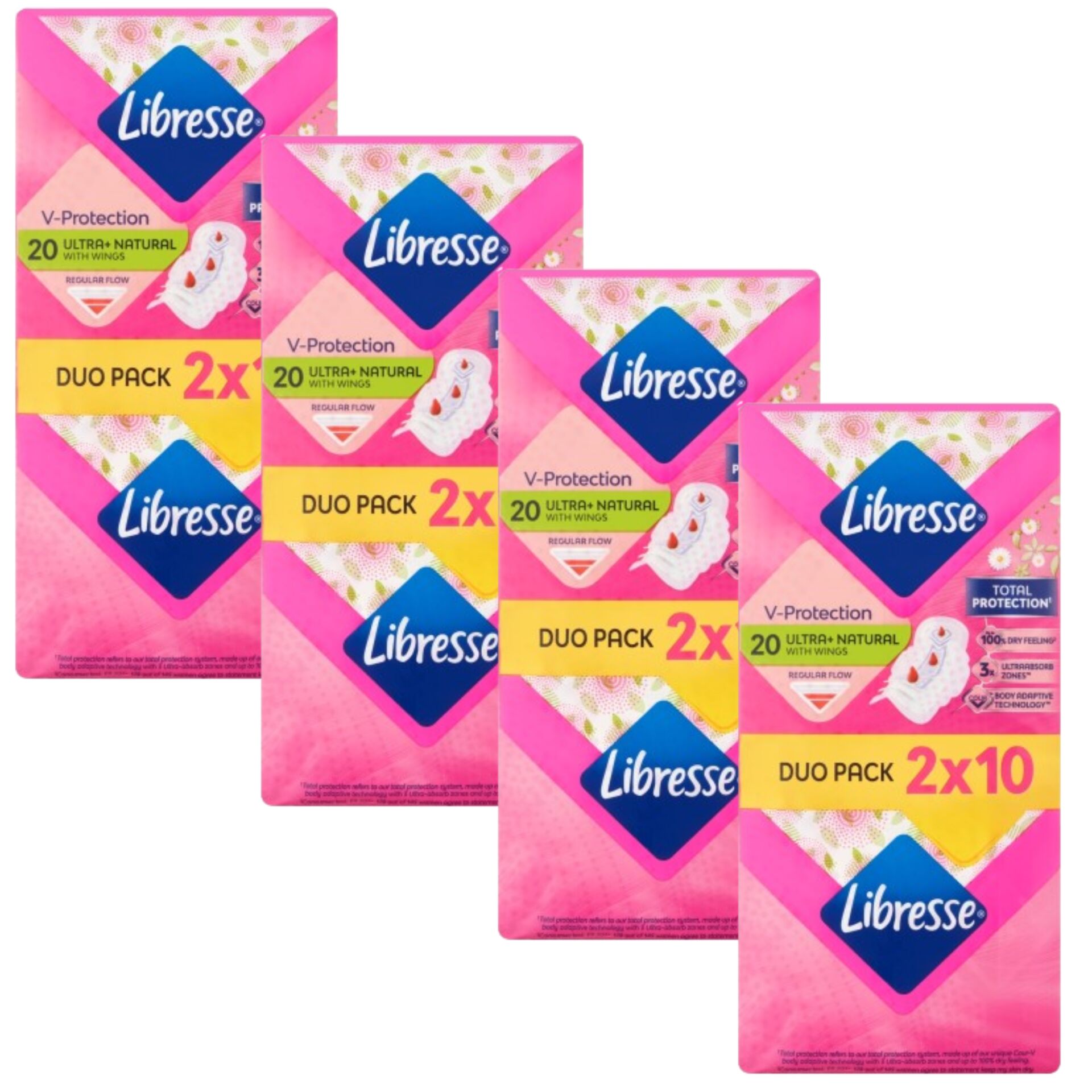 E-shop Libresse Ultra Normal hygienické vložky s aloe vera a harmančekom 4x20ks