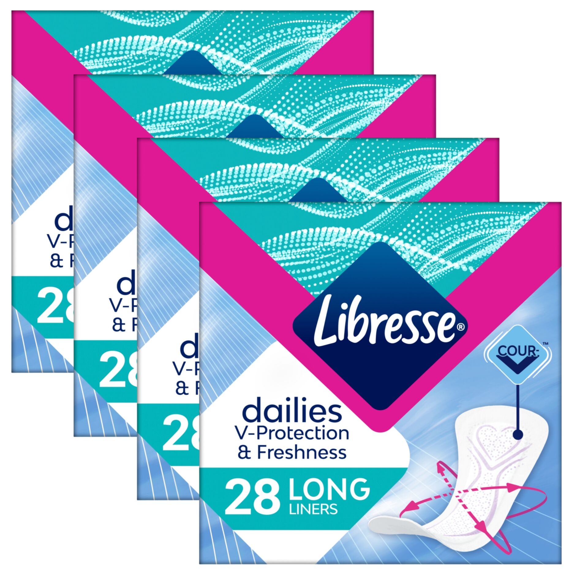 E-shop Vložky Libresse Dailies Fresh Long Cleanliness 4x28ks