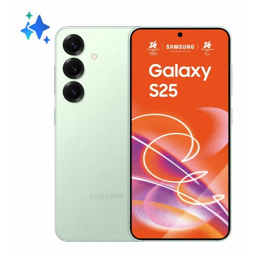 Samsung Galaxy S25 15,8 cm (6.2") Kettős SIM Android 15 5G USB C-típus 12 GB 128 GB 4000 mAh Mentazöld színű