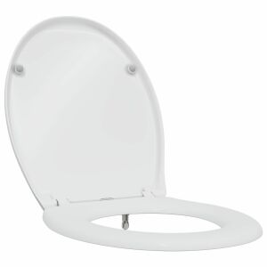 vidaXL Fehér Duroplast WC Ülőke Gyorskioldóval - WC ülőke