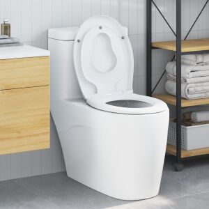 vidaXL Családi WC Ülőke Gyermek Ülőkével, Duroplast, Gyors Kioldás - WC ülőke