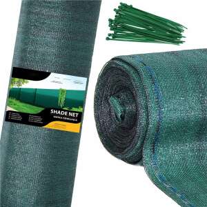 Plasa umbrire si intimitate pentru gard, 1.2m latime, 25m lungime, 140g densitate, verde