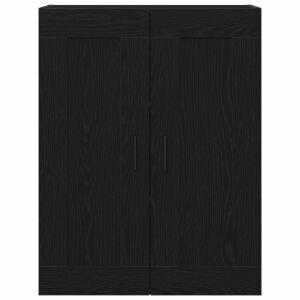 vidaXL Fekete Tölgy Fali Szekrény 69,5x34x90 cm - Faliszekrény