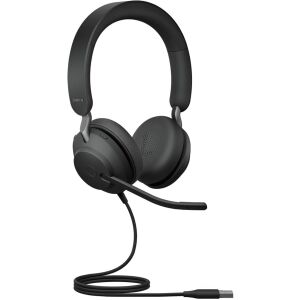 Jabra Evolve2 40 SE Wired USB A Black CC headset 125391954 - Jabra Headphone