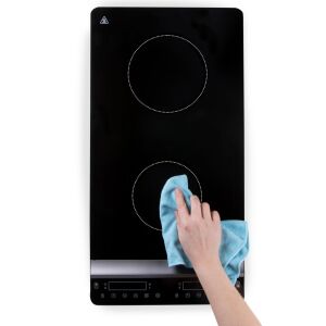 DOMO DO30211IP dupla főzőlap - Függőleges indukciós főzőlap - 2 főzőlap - időzítővel, fekete 125388709 - Domo