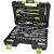 Extol 6598 Szerszámkészlet, 65db, 1/4"+3/8" CV, dugókulcsok, racsnis kar, fogók, csavarhúzók, villás kulcsok, BIT-ek 125389943