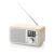 Internet radio GoGEN IR 237 BTDAB, 4 W, DAB+/FM, Bluetooth, USB, LCD color, ceas cu alarma, argintiu/maro 125390666
