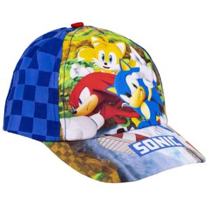 Sonic the Hedgehog baseball sapka gyerekeknek, Sonic, Tails és Knuckles karakterekkel - Sonic