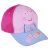 Peppa Pig Baseballkappe, rosa und blau mit Peppa Design