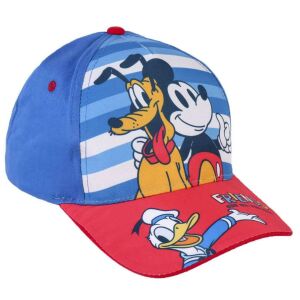 Disney Mickey Mouse Baseballkappe für Kinder, blau und rot, mit Mickey, Pluto und Donald Duck - Babys & Toddler