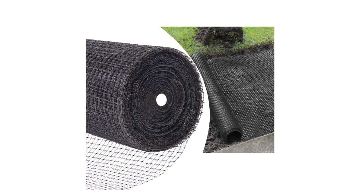 Springos Vakondháló 2mx200m, 30g/m2, fekete 41307799