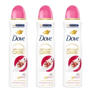 Dove Advanced Care Go Fresh Granat & Werbena Cytrynowa Antyperspirant 3x150ml - Dezodor