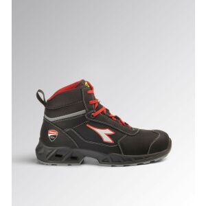 Bocanci de lucru din piele, DIADORA, piele hidrofuga, Shark engine mid s3s fo sr esd Negru 46 125415031 - Cizme de lucru de siguranță