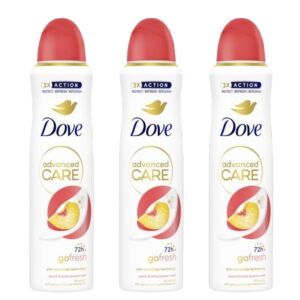 Dove Go Fresh Peach &amp; White blossom Antyperspirant w aerozolu 3x150ml 125418103 - Dezodor