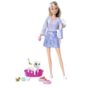 Steffi Love babajátékkészlet, Macska 2 cicával