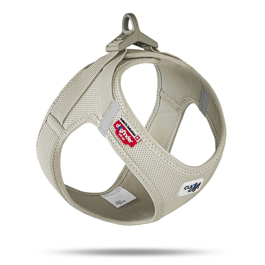E-shop CURLI Postroj pre psov s prackou Air-Mesh Light Tan 2XS, 2-4kg