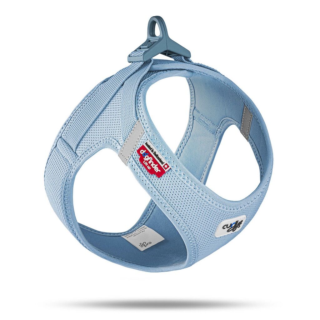 E-shop CURLI Postroj pre psov s prackou Air-Mesh Skyblue XS, 3-5 kg
